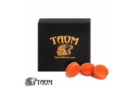 НАКЛЕЙКА ДЛЯ КИЯ TAOM 2.0 BREAK&JUMP ORANGE Ø14ММ В ИНДИВИДУАЛЬНОЙ УПАКОВКЕ 1ШТ.